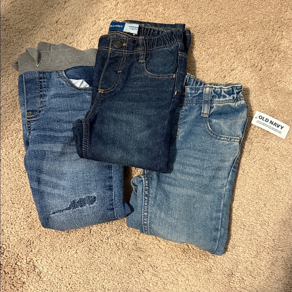 Old Navy Kids' Blue Denim Jeans Trio
